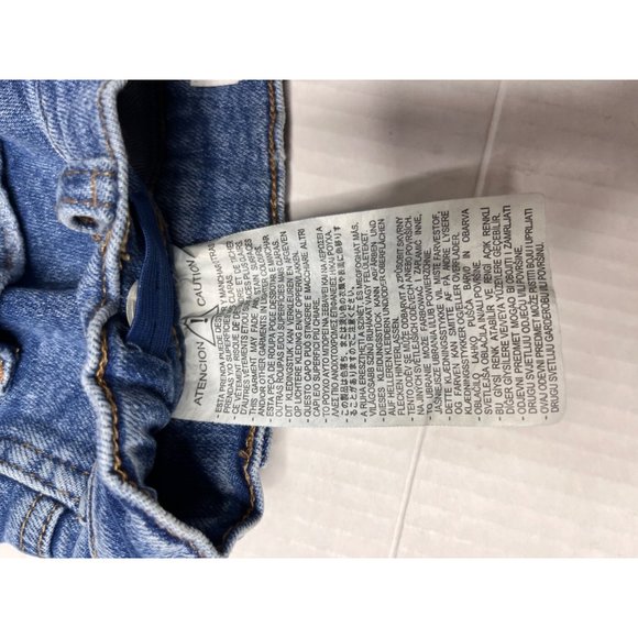 ZARA Kids Jeans Flare Boot Cut Solid Blue Jeans Size 11-12 Adjustable Waist - Picture 9 of 9